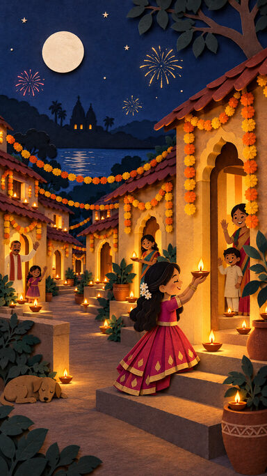 Papercut storybook example
